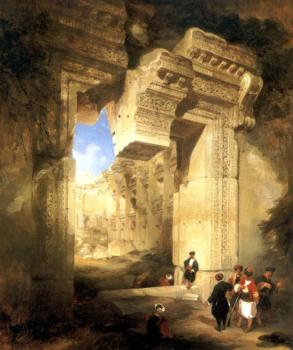 大衛 羅伯茨 The Gateway of the Great Temple at Baalbec